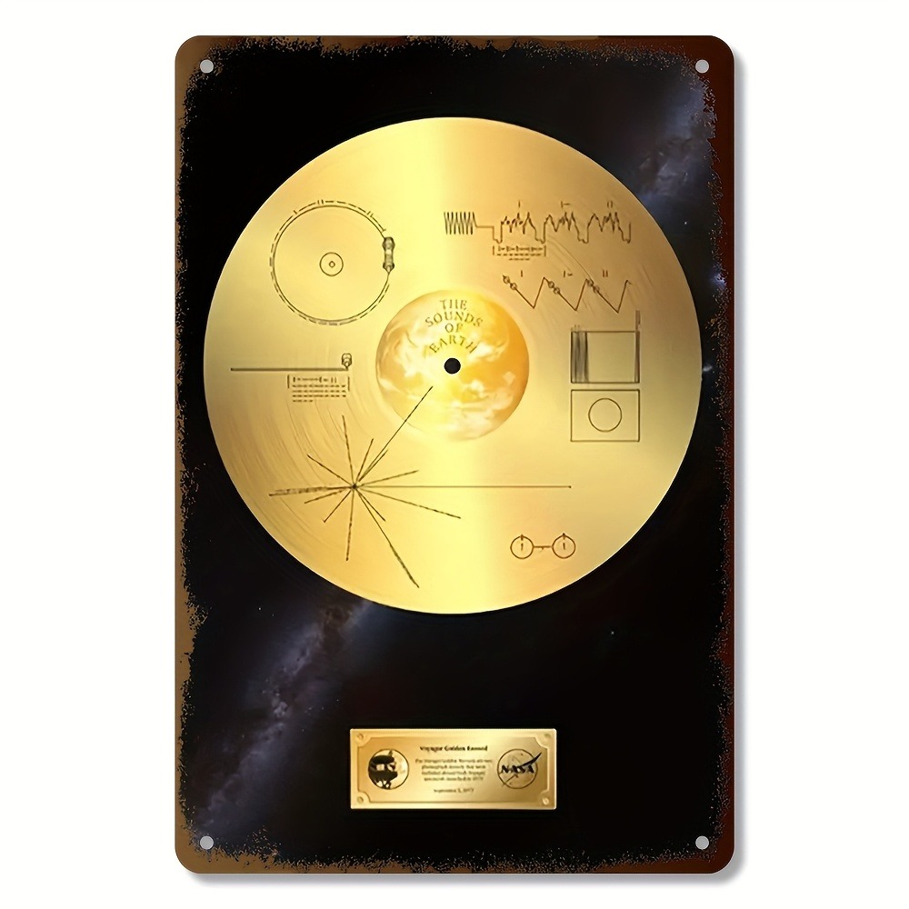 Retro Space Voyager Golden Rec - Star Map Poster recensie en prijs